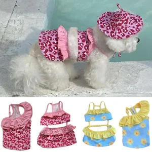 Completo Estivo Pawli™ – Outfit con Cappellino per Cani alla Moda